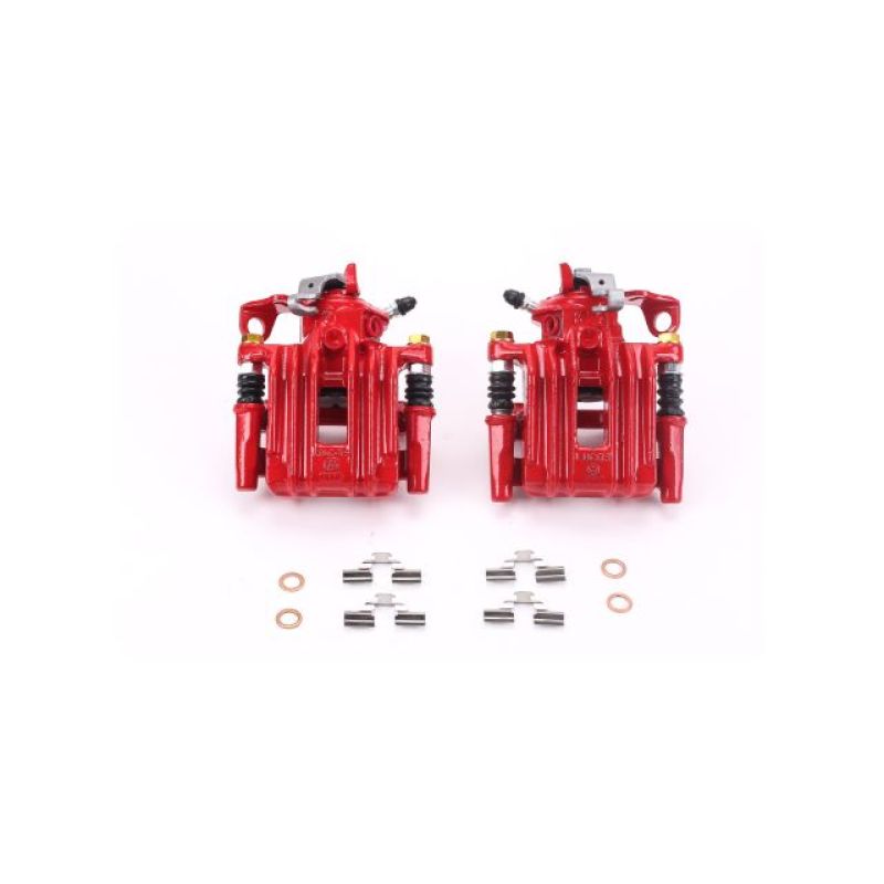 Picture of Power Stop 98-99 Audi A3 Rear Red Calipers w/Brackets - Pair