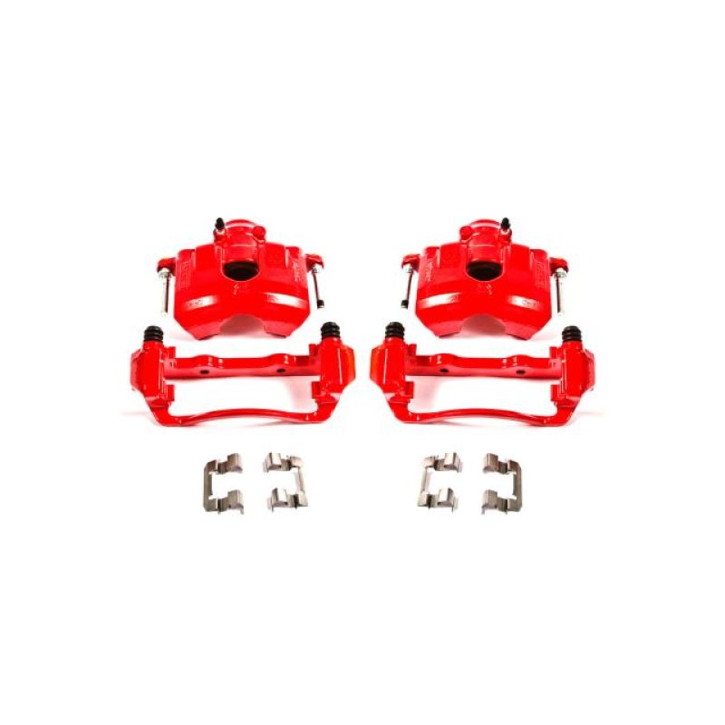 Picture of Power Stop 08-11 Ford Focus Front Red Calipers w/Brackets - Pair