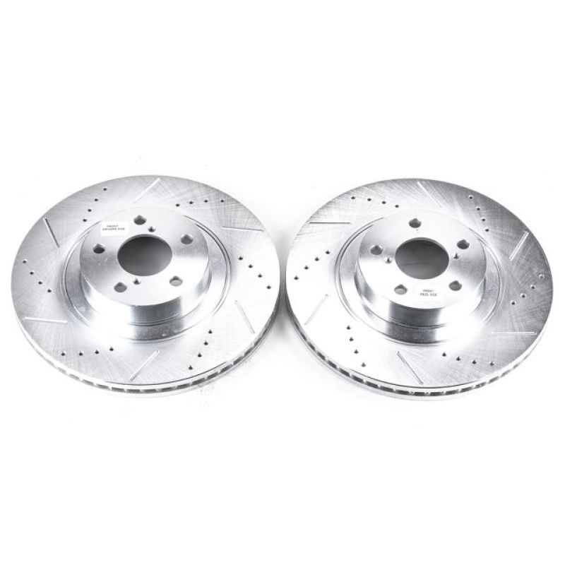 Picture of PowerStop PSB Evolution Drill/Slot Rotor Brake Rotors - JBR957XPR