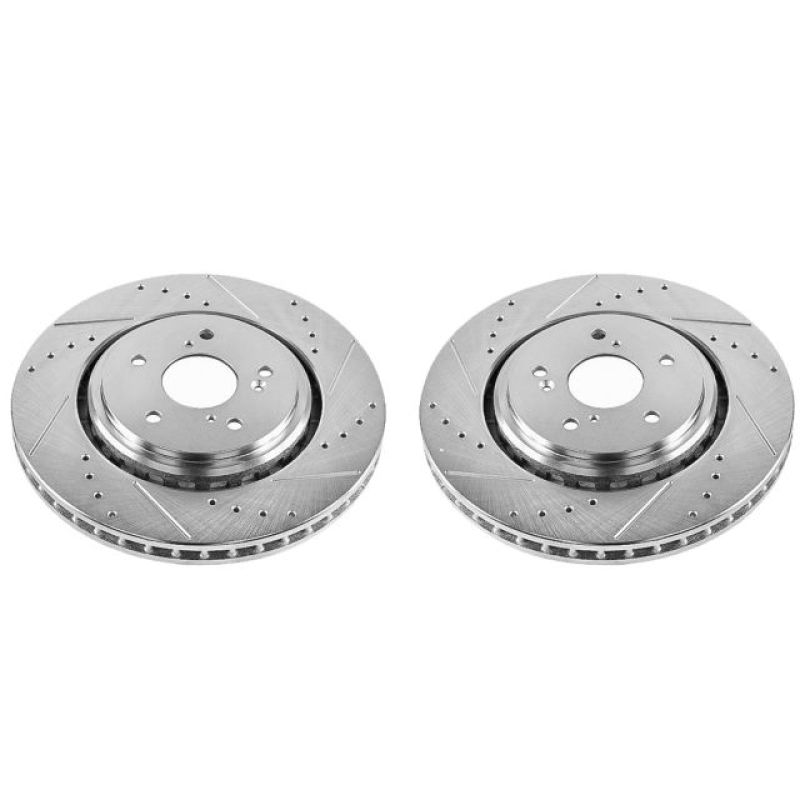 Picture of PowerStop PSB Evolution Drill/Slot Rotor Brake Rotors - JBR1589XPR