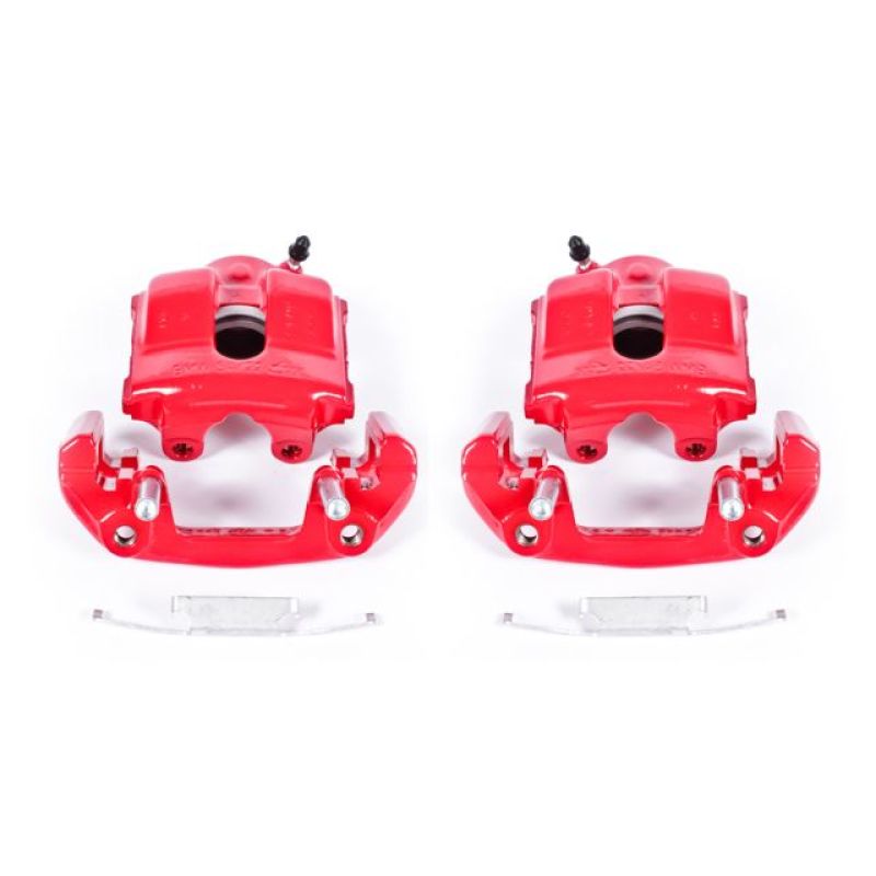 Picture of Power Stop 92-98 BMW 318i Front Red Calipers w/Brackets - Pair