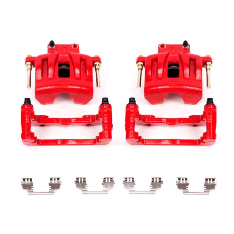 Picture of Power Stop 05-11 Chrysler 300 Front Red Calipers w/Brackets - Pair