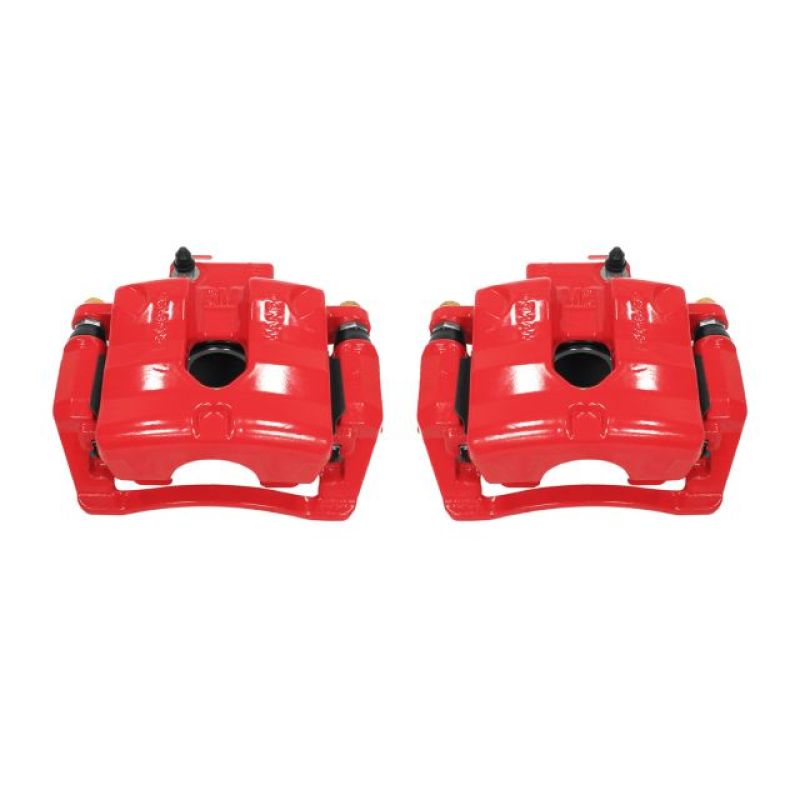 Picture of Power Stop 10-11 Cadillac SRX Rear Red Calipers w/Brackets - Pair