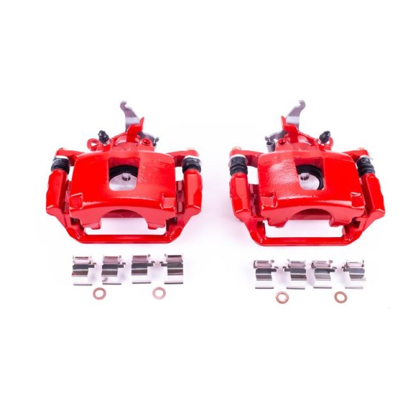 Picture of Power Stop 12-18 Dodge Journey Rear Red Calipers w/Brackets - Pair