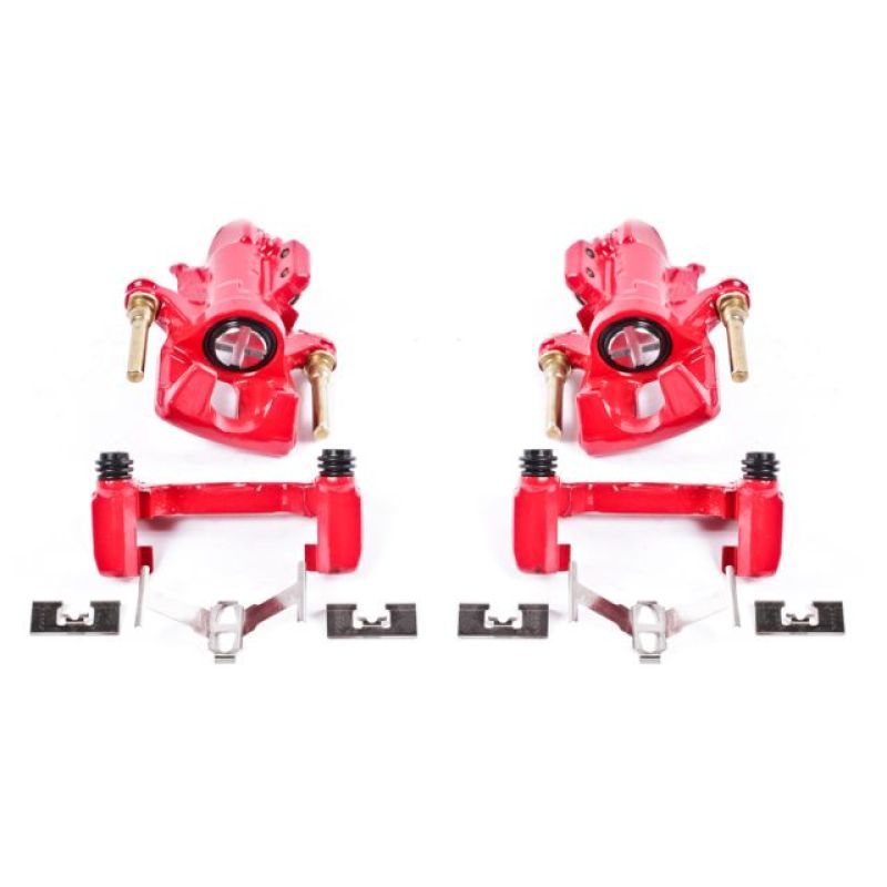 Picture of Power Stop 94-01 Acura Integra Rear Red Calipers w/Brackets - Pair