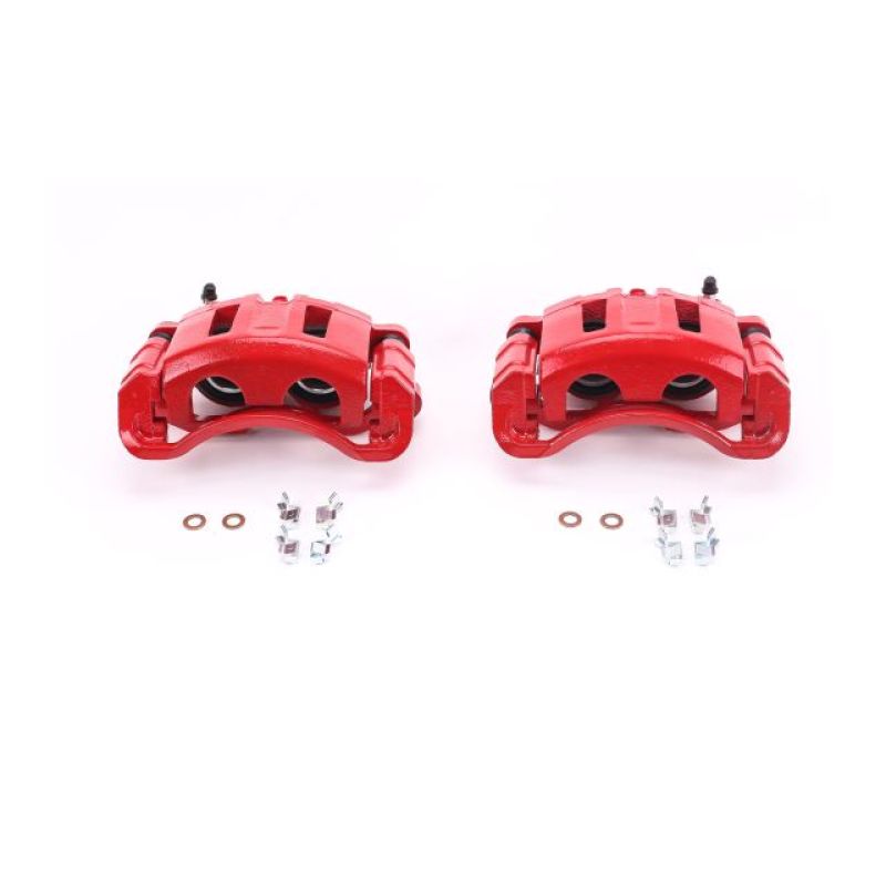 Picture of Power Stop 98-05 Chevrolet Blazer Front Red Calipers w/Brackets - Pair