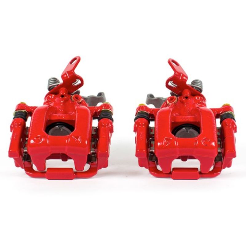 Picture of Power Stop 10-12 Audi A3 Rear Red Calipers w/Brackets - Pair