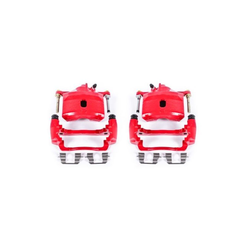 Picture of Power Stop 97-00 Acura EL Front Red Calipers w/Brackets - Pair