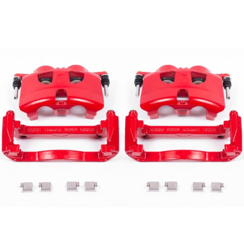 Picture of Power Stop 12-19 Ford F-150 Front Red Calipers w/Brackets - Pair