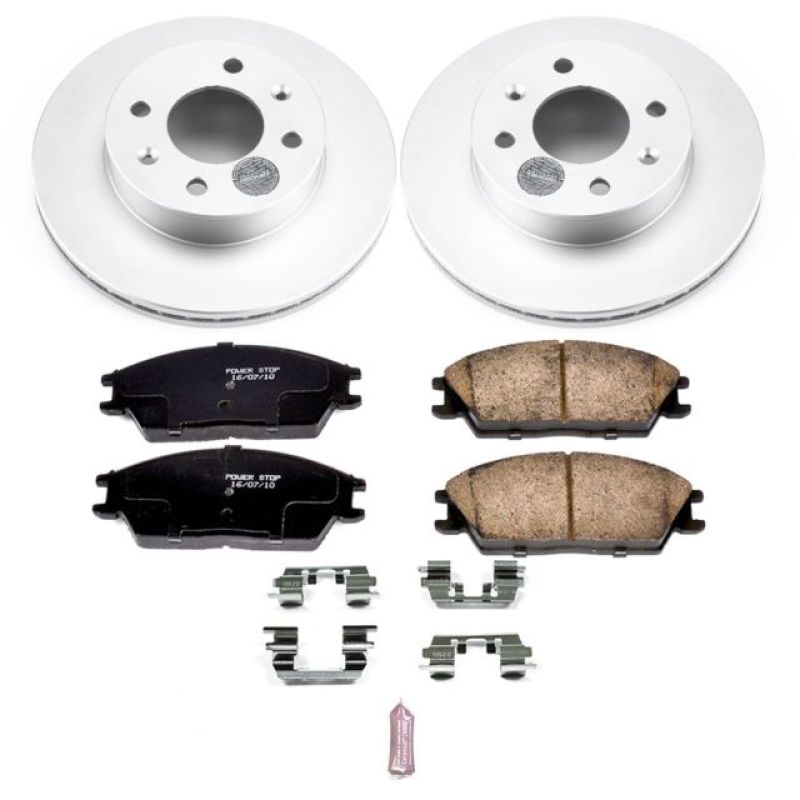 Picture of Power Stop 03-05 Hyundai Accent Front Z17 Evolution Geomet Coated Brake Kit