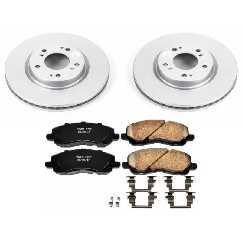 Picture of Power Stop 06-12 Mitsubishi Eclipse Front Z17 Evolution Geomet Coated Brake Kit