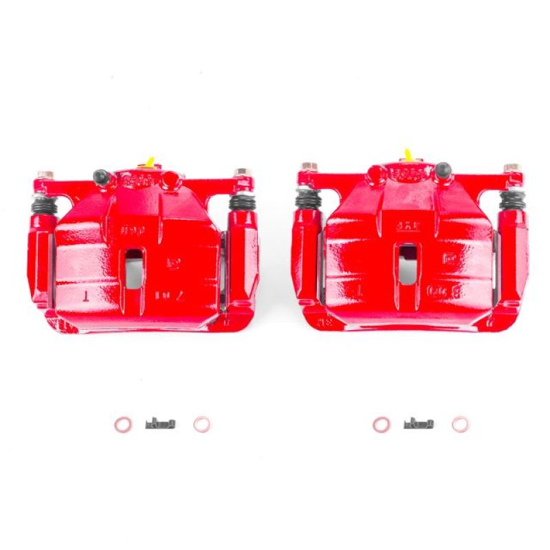 Picture of Power Stop 08-13 Nissan Rogue Front Red Calipers w/Brackets - Pair