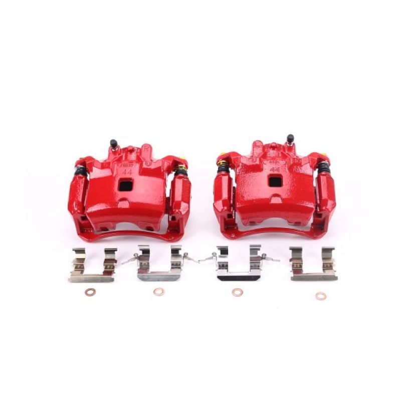 Picture of Power Stop 07-18 Nissan Sentra Front Red Calipers w/Brackets - Pair