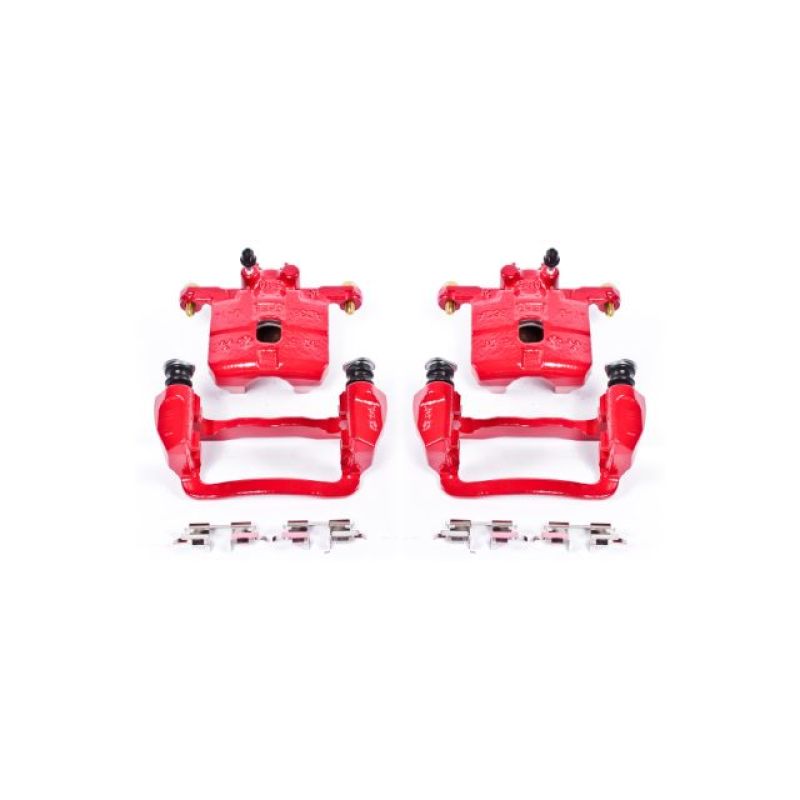 Picture of Power Stop 05-06 Saab 9-2X Rear Red Calipers w/Brackets - Pair