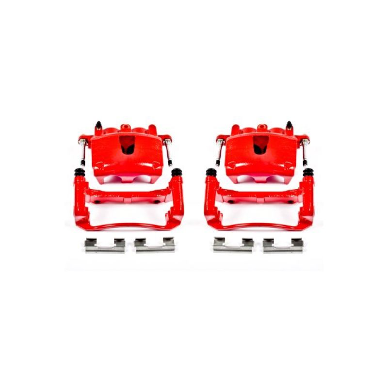 Picture of Power Stop 06-10 Jeep Commander Front Red Calipers w/Brackets - Pair