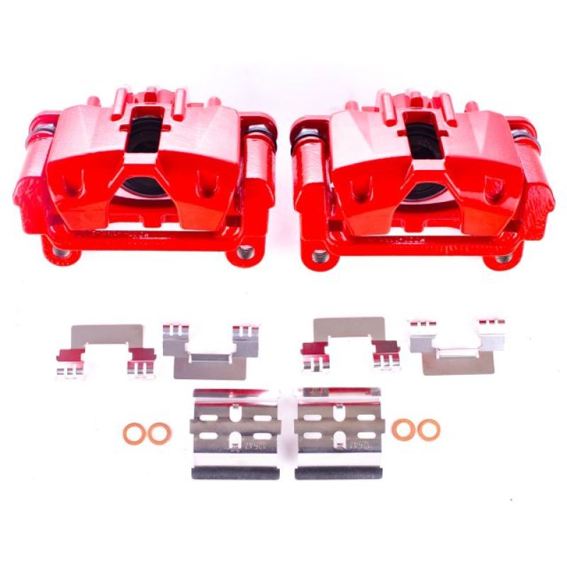 Picture of Power Stop 06-09 Cadillac XLR Rear Red Calipers w/Brackets - Pair
