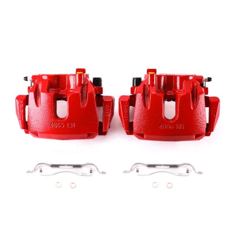 Picture of Power Stop 11-17 Dodge Durango Front Red Calipers w/Brackets - Pair