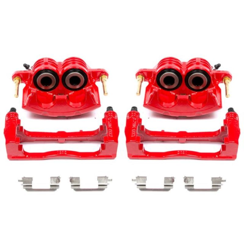 Picture of Power Stop 04-05 Buick Rainier Front Red Calipers w/Brackets - Pair
