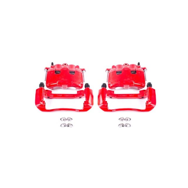Picture of Power Stop 05-08 Dodge Dakota Front Red Calipers w/Brackets - Pair