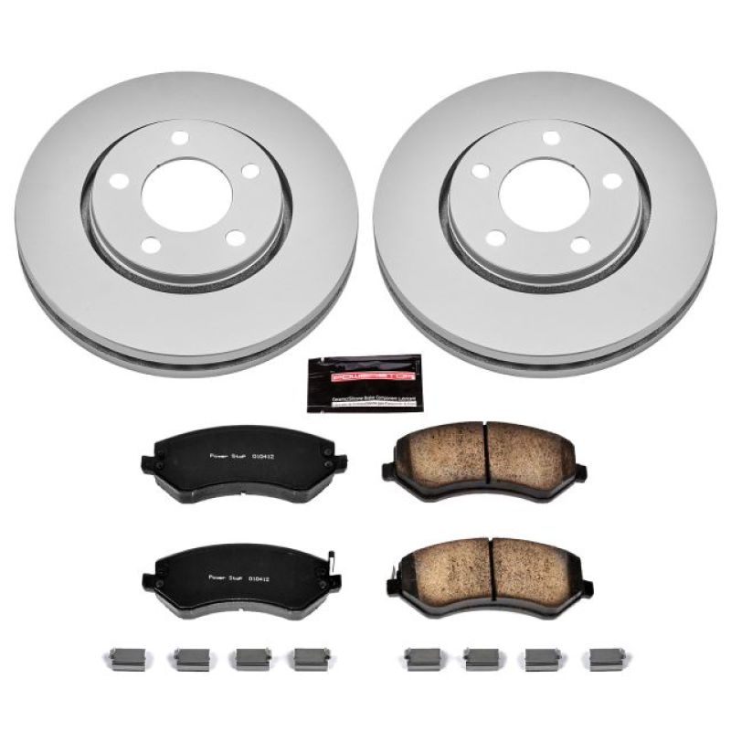 Picture of Power Stop 03-07 Chrysler Town & Country Front Z17 Evolution Geomet Coated Brake Kit