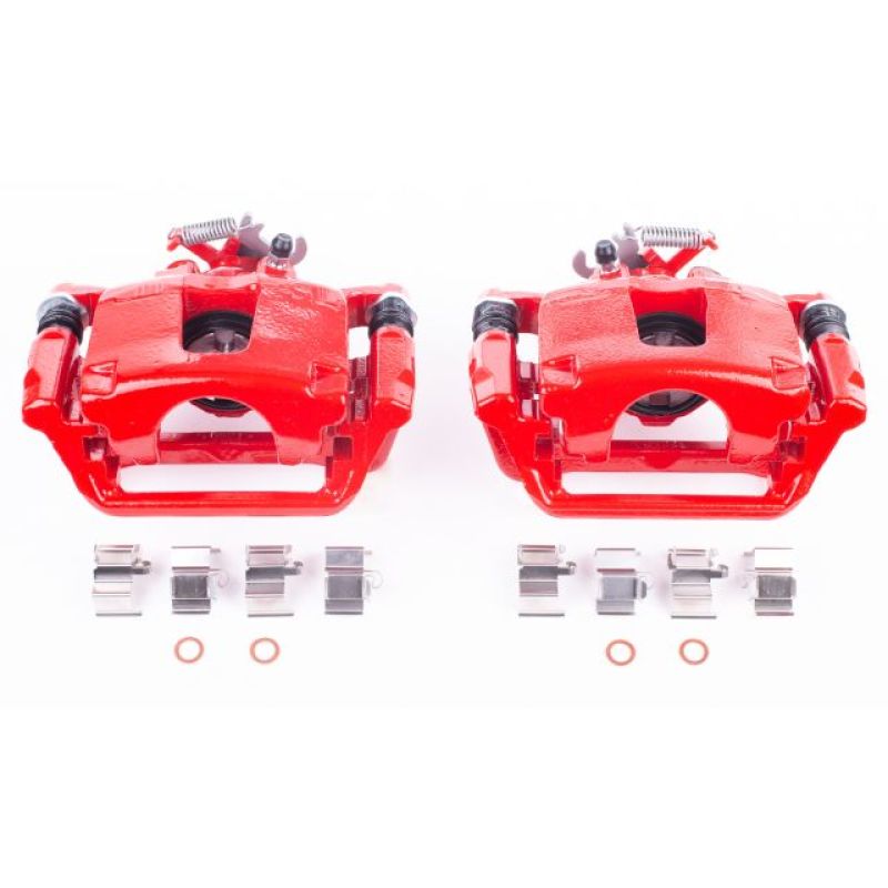 Picture of Power Stop 12-16 Chrysler Town & Country Rear Red Calipers w/Brackets - Pair