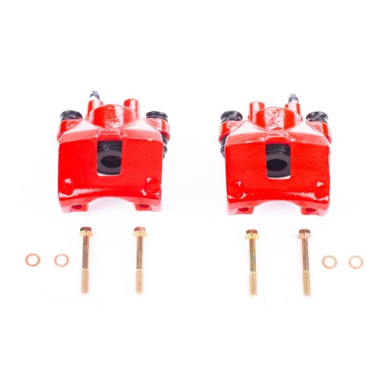 Picture of Power Stop 95-98 Jeep Grand Cherokee Rear Red Calipers w/o Brackets - Pair
