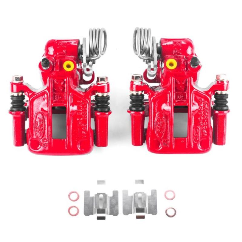 Picture of Power Stop 93-07 Ford Taurus Rear Red Calipers w/Brackets - Pair