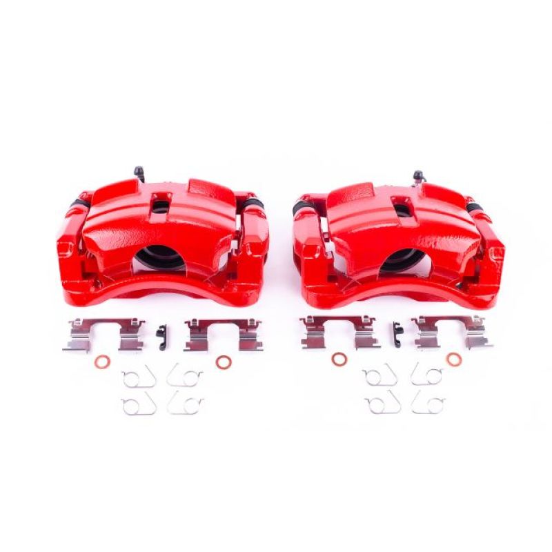 Picture of Power Stop 14-18 Nissan Rogue Front Red Calipers w/Brackets - Pair