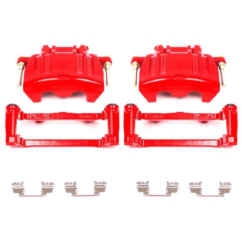 Picture of Power Stop 05-11 Chrysler 300 Front Red Calipers w/Brackets - Pair