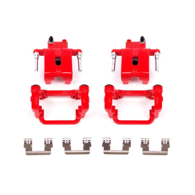Picture of Power Stop 05-19 Chrysler 300 Rear Red Calipers w/Brackets - Pair