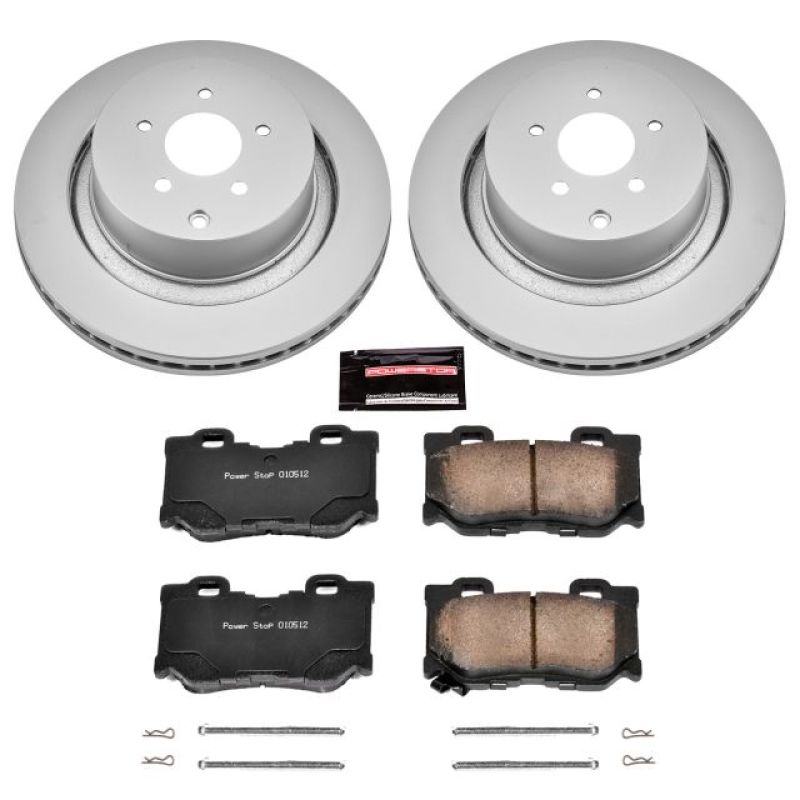 Picture of Power Stop 09-13 Infiniti FX50 Rear Z17 Evolution Geomet Coated Brake Kit