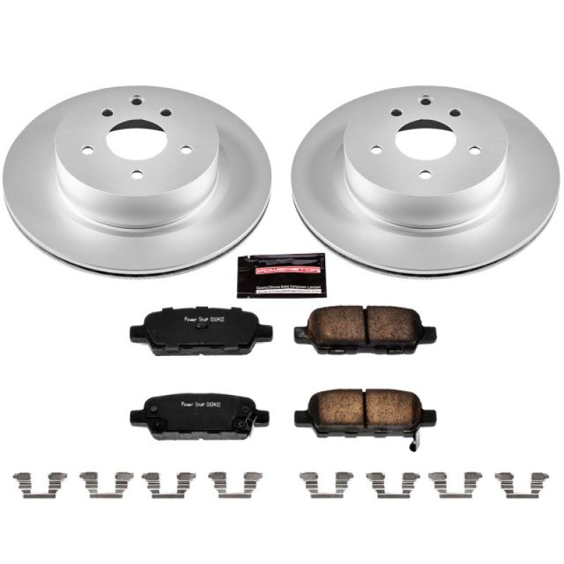 Picture of Power Stop 08-12 Infiniti EX35 Rear Z17 Evolution Geomet Coated Brake Kit