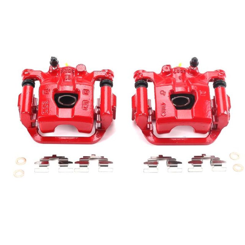 Picture of Power Stop 11-17 Nissan Juke Rear Red Calipers w/Brackets - Pair