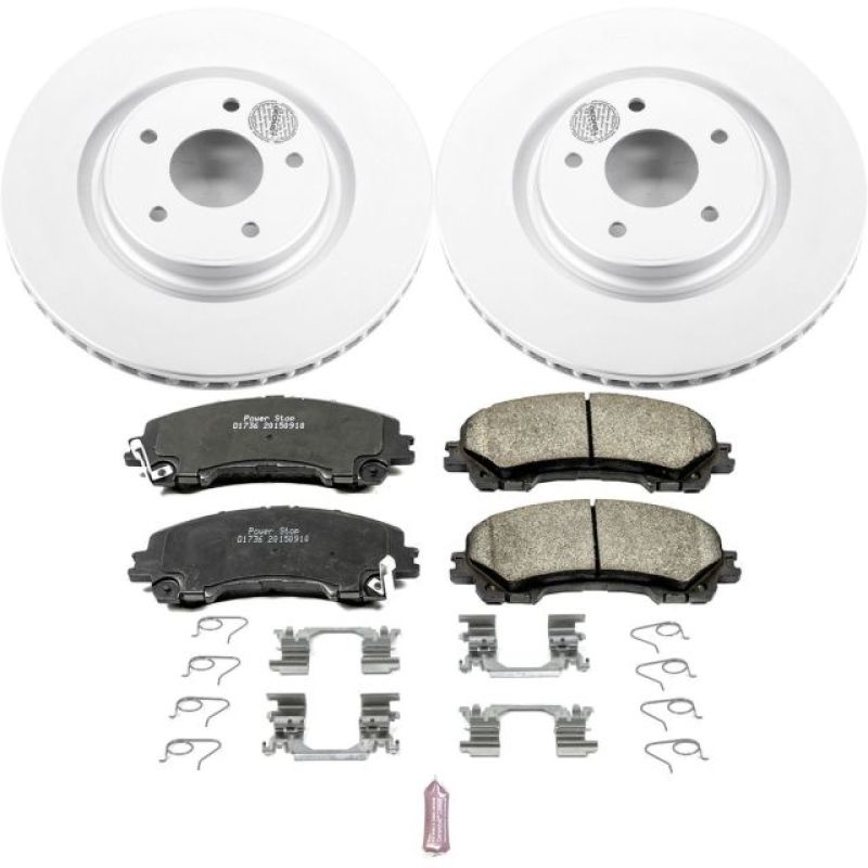 Picture of Power Stop 14-19 Nissan Rogue Front Z17 Evolution Geomet Coated Brake Kit