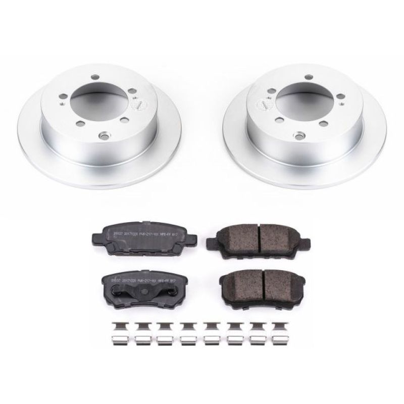 Picture of Power Stop 04-06 Mitsubishi Lancer Rear Z17 Evolution Geomet Coated Brake Kit