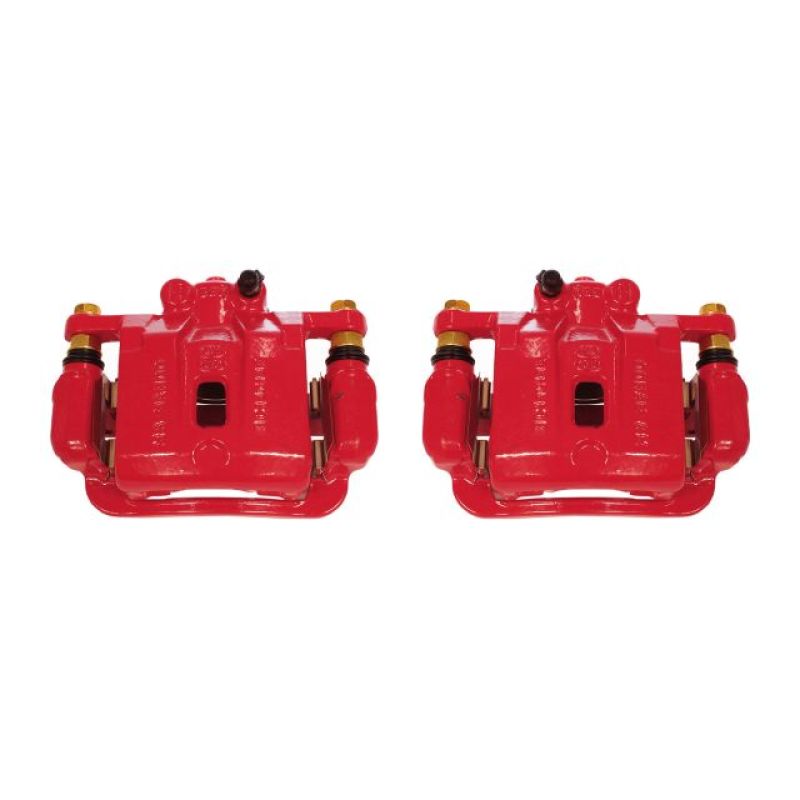 Picture of Power Stop 10-16 Hyundai Genesis Coupe Rear Red Calipers w/Brackets - Pair