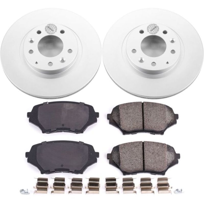 Picture of Power Stop 06-15 Mazda MX-5 Miata Front Z17 Evolution Geomet Coated Brake Kit