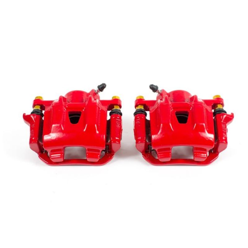 Picture of Power Stop 04-10 Toyota Sienna Rear Red Calipers w/Brackets - Pair
