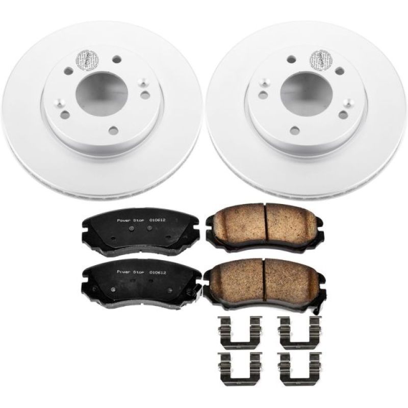 Picture of Power Stop 10-11 Kia Soul Front Z17 Evolution Geomet Coated Brake Kit