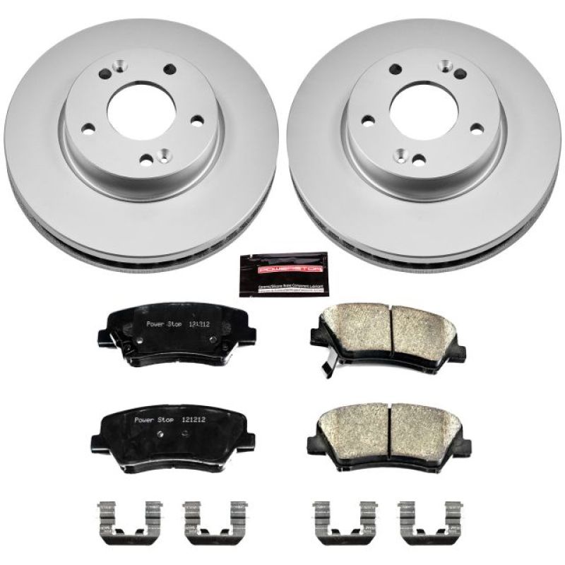 Picture of Power Stop 11-16 Hyundai Elantra Front Z17 Evolution Geomet Coated Brake Kit