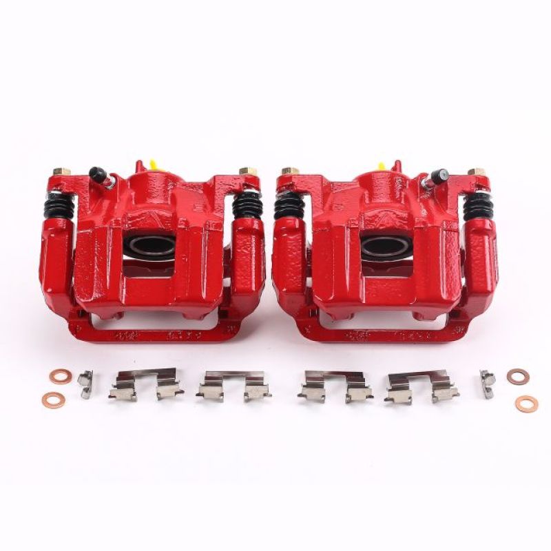 Picture of Power Stop 11-17 Honda Odyssey Rear Red Calipers w/Brackets - Pair
