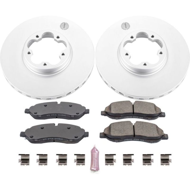 Picture of Power Stop 15-18 Ford Transit-350 HD Front Z17 Evolution Geomet Coated Brake Kit