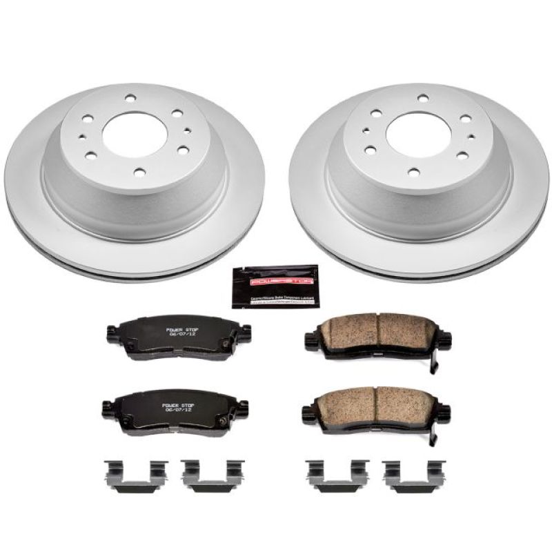 Picture of Power Stop 04-07 Buick Rainier Rear Z17 Evolution Geomet Coated Brake Kit