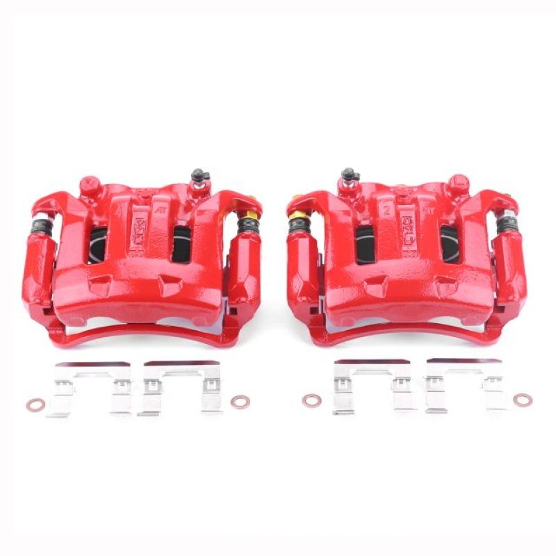 Picture of Power Stop 03-04 Nissan Frontier Front Red Calipers w/Brackets - Pair