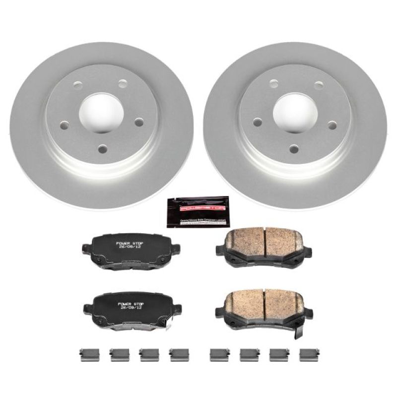Picture of Power Stop 08-12 Chrysler Town & Country Rear Z17 Evolution Geomet Coated Brake Kit