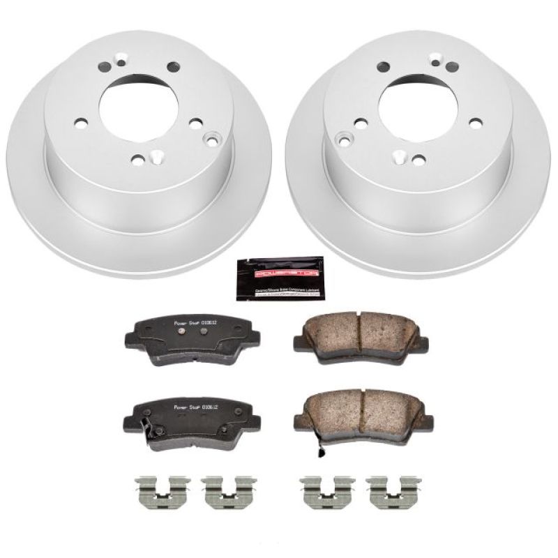 Picture of Power Stop 08-10 Hyundai Sonata Rear Z17 Evolution Geomet Coated Brake Kit