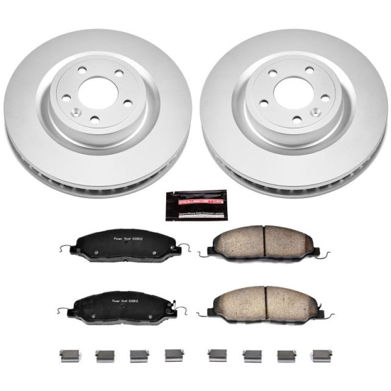 Picture of Power Stop 11-14 Ford Mustang Front Z17 Evolution Geomet Coated Brake Kit