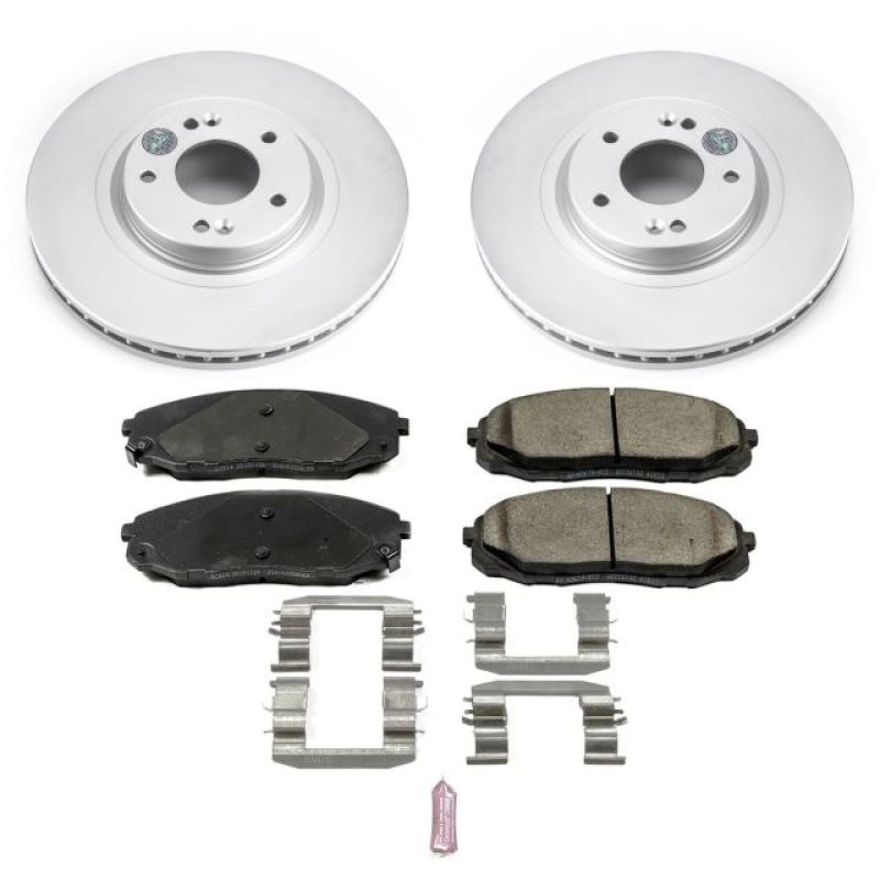 Picture of Power Stop 15-19 Kia Sedona Front Z17 Evolution Geomet Coated Brake Kit