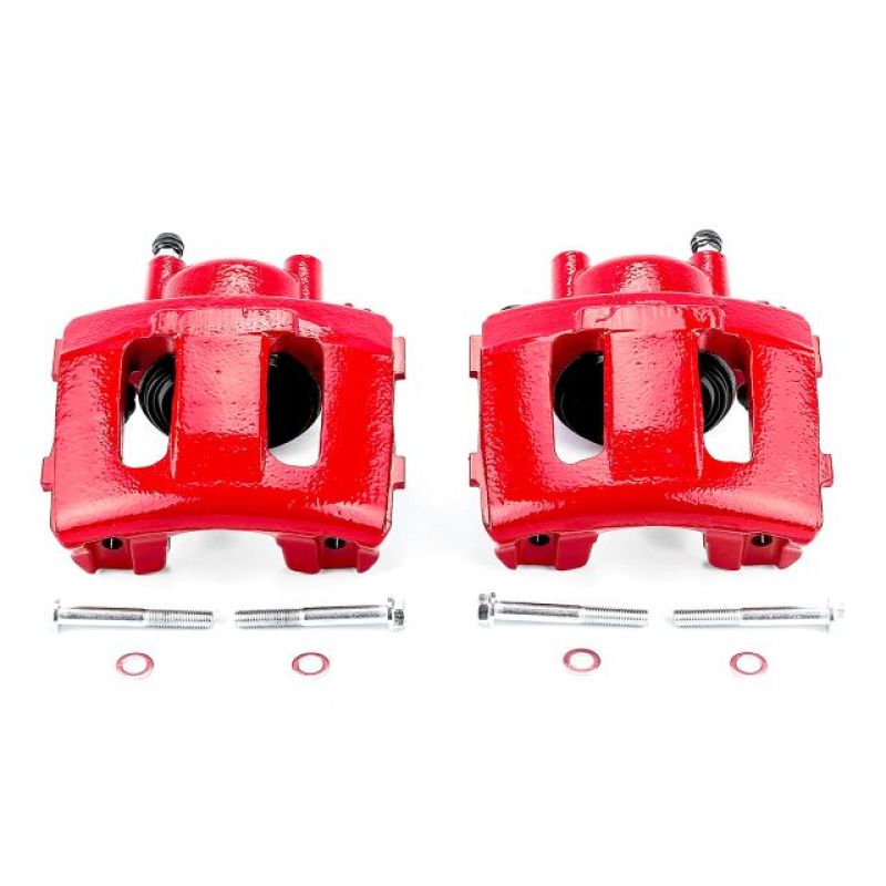 Picture of Power Stop 90-01 Jeep Cherokee Front Red Calipers w/o Brackets - Pair