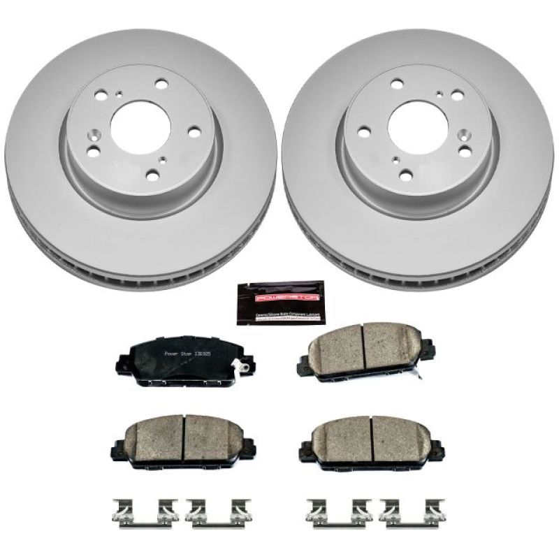 Picture of Power Stop 13-19 Honda Accord Front Z17 Evolution Geomet Coated Brake Kit
